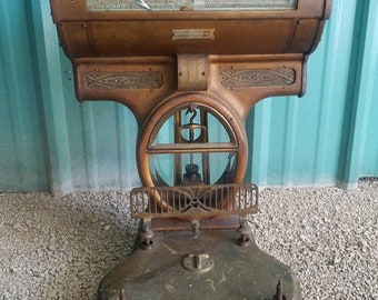 Antique Dayton 346 Merchant Barrel Computing Scale - industrial salvage