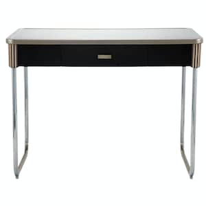 Vintage American Art Deco Signed Raymond Patten International Nickel Company Industrial Smartline Kitchen Table - work console writing desk