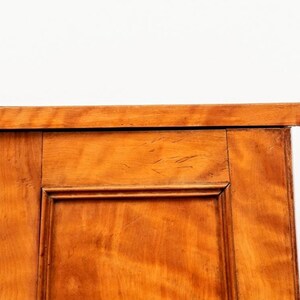 19th Century Biedermeier Satin Birch Bedside Table image 6