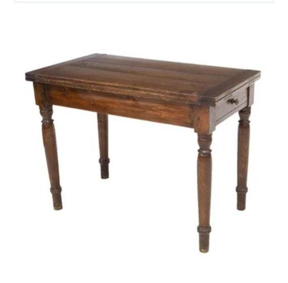 1830s Italian Farm Country Rustic Flip Top Pine Table 19th Etsy