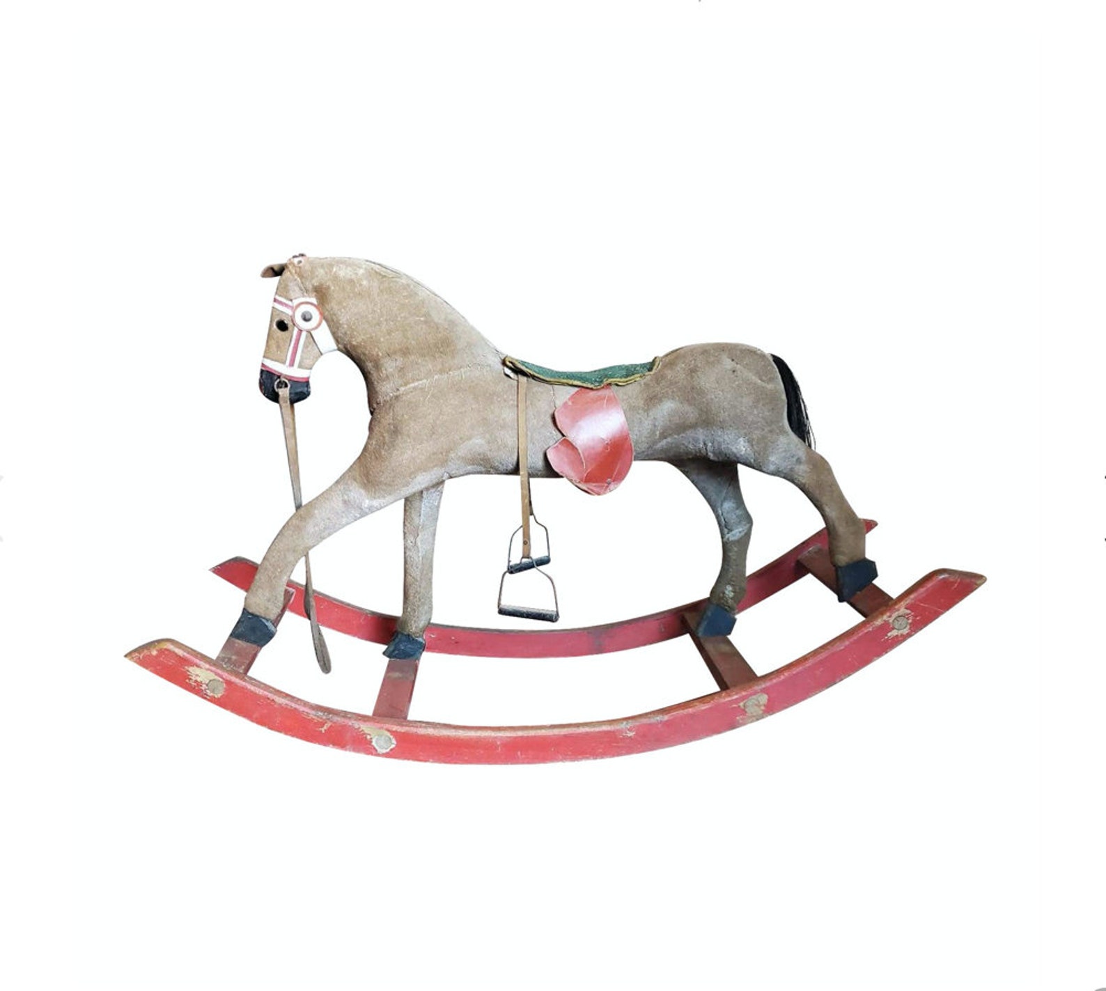 Antique American Early Rocking Horse From Turn of the 19th/20th Century ...