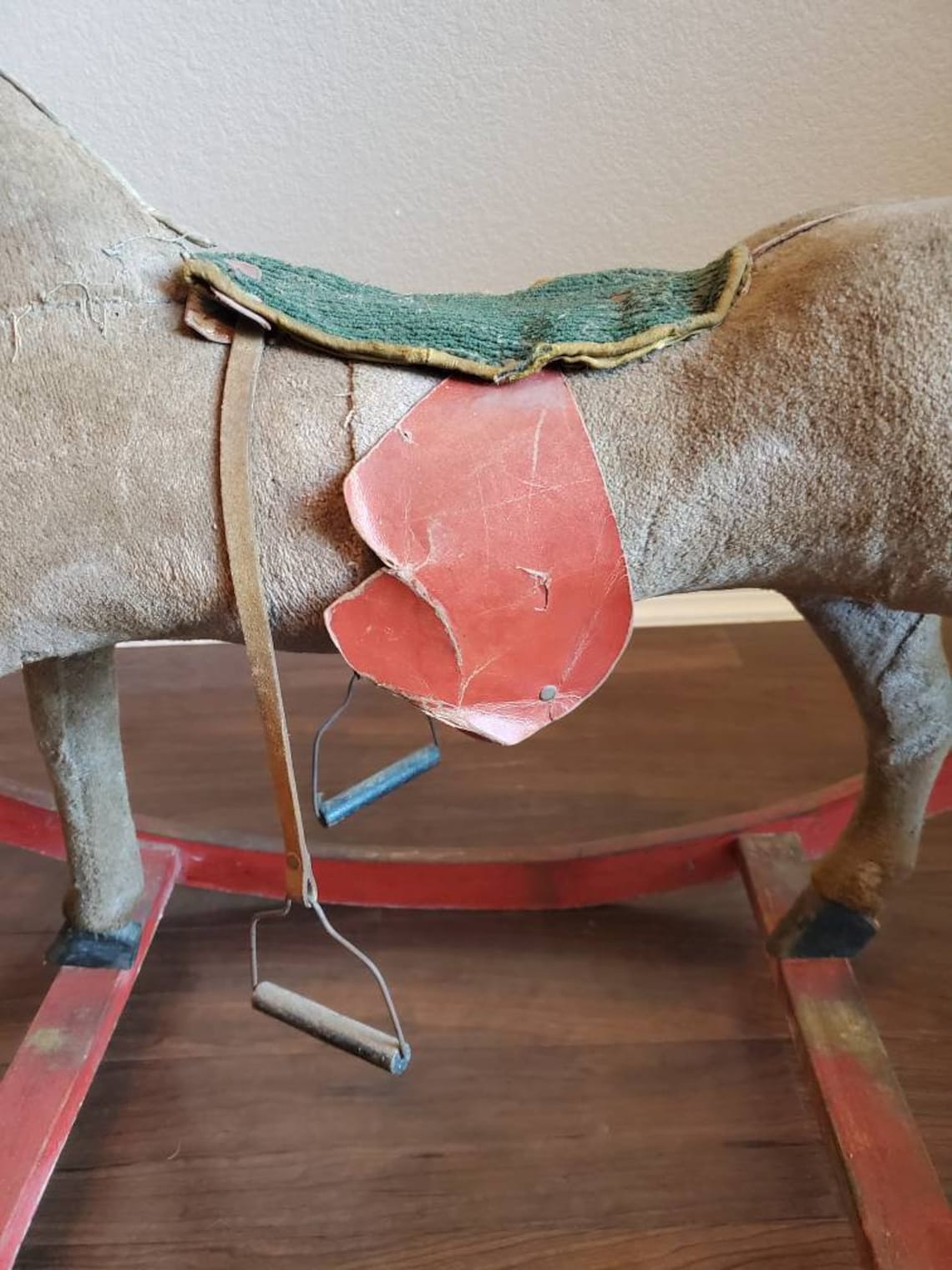Antique American Early Rocking Horse From Turn of the - Etsy