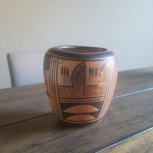 Vintage HOPI Pueblo Indian Pottery Bowl ~ First Mesa AZ