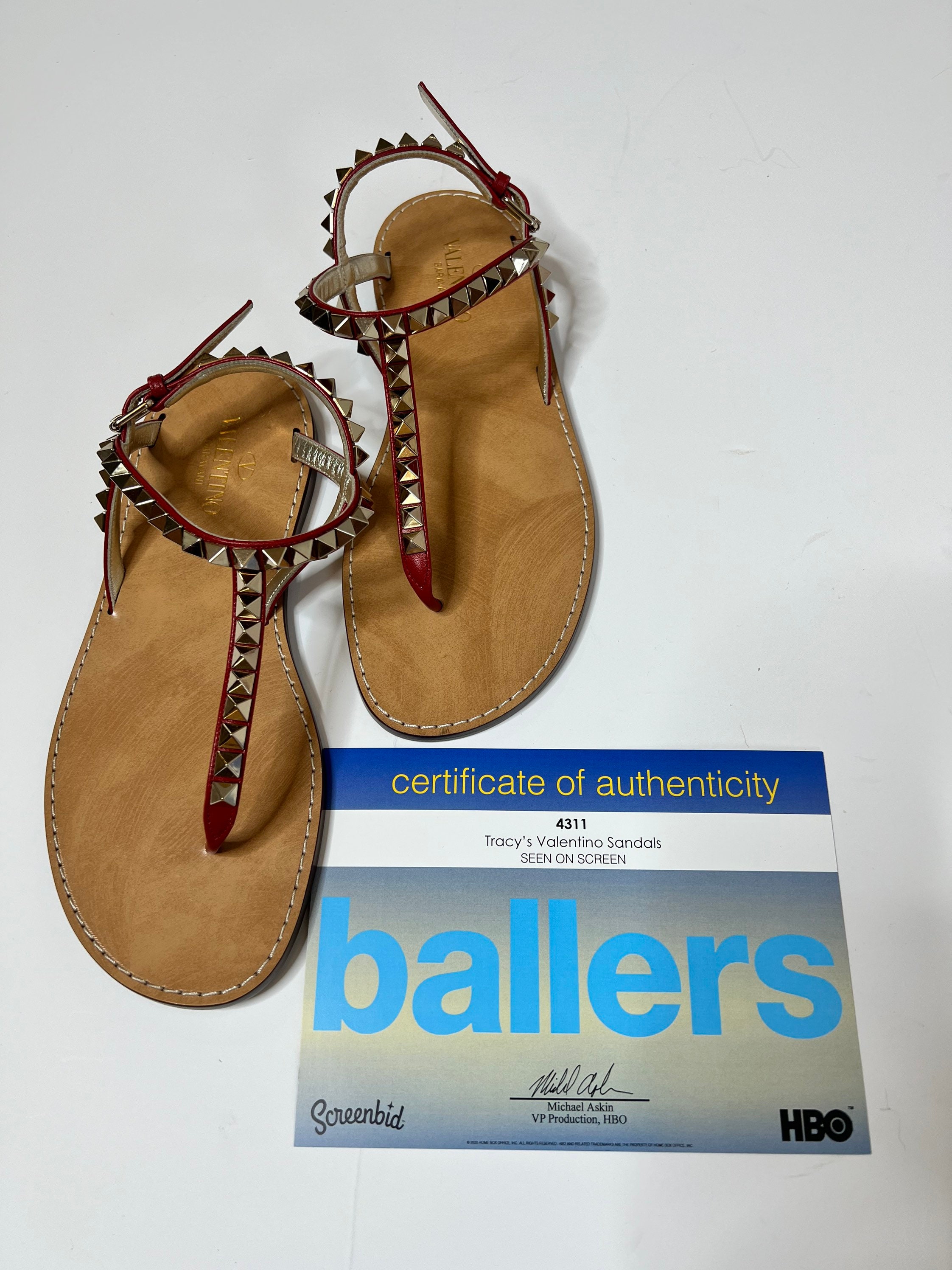 Louis Vuitton Brown and Tan Sandal with Authentication Certificate Size 37.5