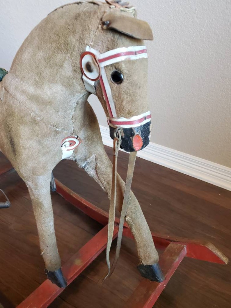 Antique American Early Rocking Horse From Turn of the 19th/20th Century ...