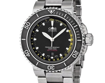 Vintage ORIS Aquis Depth Gauge 46MM Automatic Dive Watch