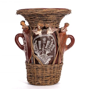 工芸品 Peruvian Quenua harvest pottery Quinua Peruvian Folk Art Clay Pottery – Nauna's Vintage Corner
