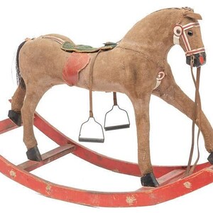 Antique American Early Rocking Horse From Turn of the 19th/20th Century ...