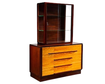 1930s Art Deco Wolfgang Hoffmann for Romweber World's Fair Century Of Progress Display Cabinet