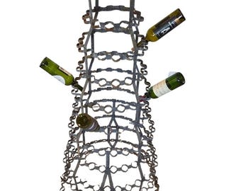 Vintage French Bottle Rack - Bottle Drying Rack - 52 Spikes