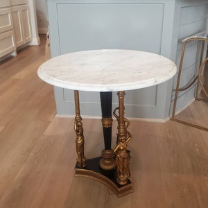 Antique French Empire Revival Guéridon Side Table image 6