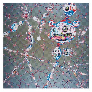 Takashi Murakami Signed Chaos Primordial Life Lithograph, 2017, Urban Modern Art