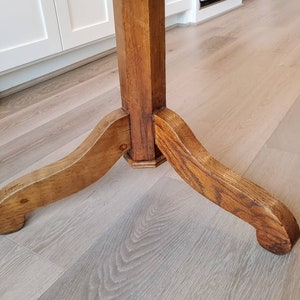 Swedish 19th Century Biedermeier Birch Slab Pedestal Low Centre Table image 9