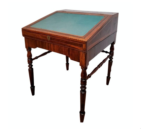 Scarce Antique Slant front Drafting Desk Architect s Writing Table Etsy Canada