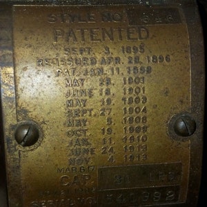 Antique Dayton 346 Merchant Barrel Computing Scale industrial salvage image 9