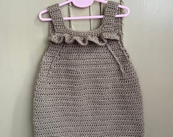 Crocheted romper suit