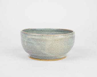 Handmade Ceramic Bowl, Pale Blue Ceramic Bowl, Cereal Bowl, Salad Bowl
