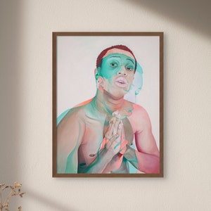 Surreal Figurative Art, Surreal Painting, Altered Portrait, Modern Art, Modern Spiritual Portrait | FINE ART PRINT