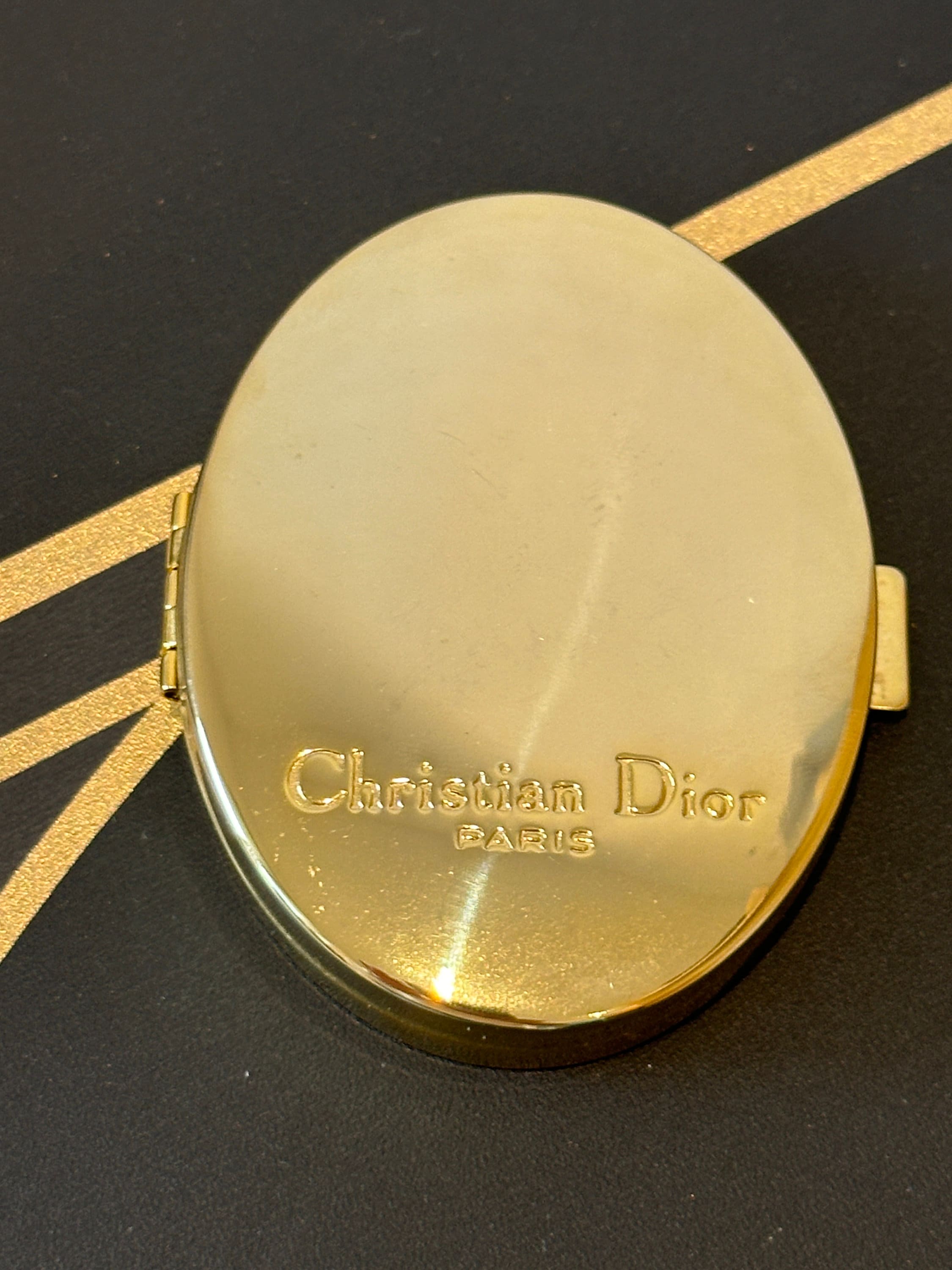 Christian Dior ヴィンテージコンパクトミラー DIOR Compact Mirror ディオール コンパクト ミラー（非売品