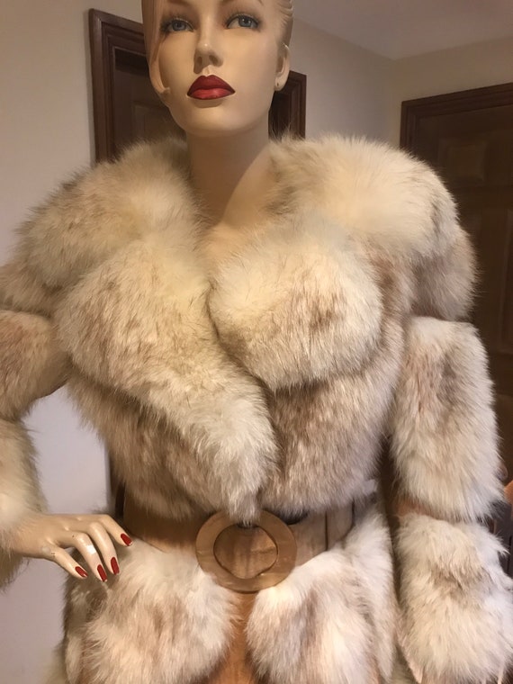 Original 1960-70s suede and fur panelled long coat Penny lane boho hippie vintage Uk size 8