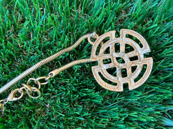 Vintage Anne Kline Celtic knot work pendant