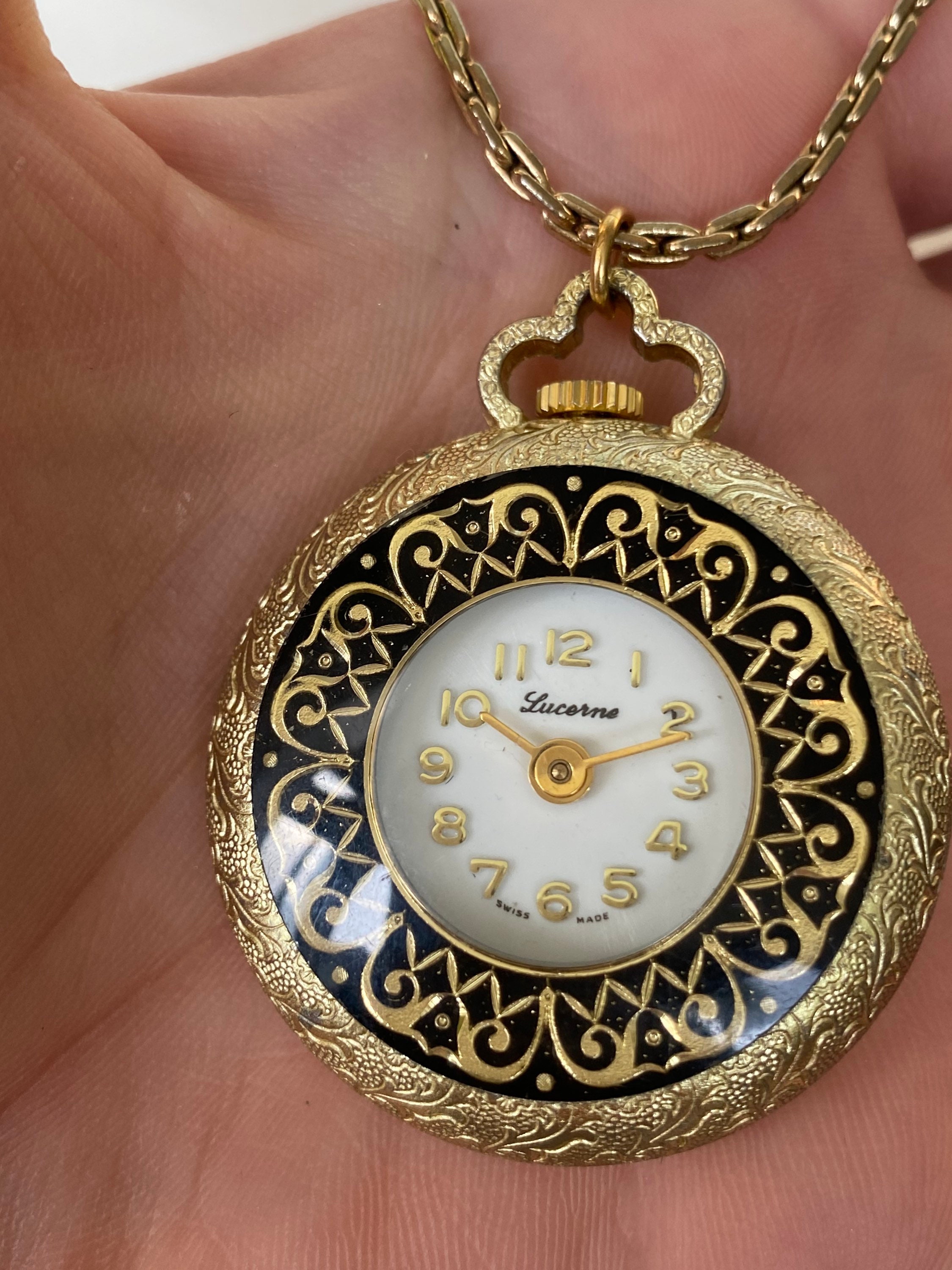 vintage Gorgeous Lucerne Pocket Pendant watch - jewelry - by owner - sale -  craigslist