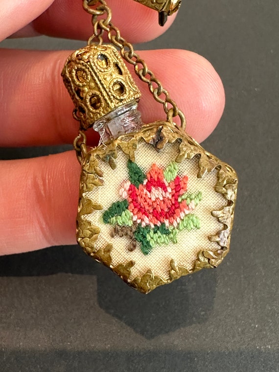 Perfume on sale bottle brooch