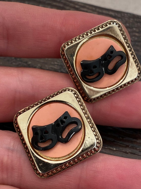 Theatre Masks Cuff Links by Anson Comedy/Tragedy Actors gifts