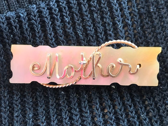 Vintage Gold filled mothers brooch Mother's Day gift mums birthday