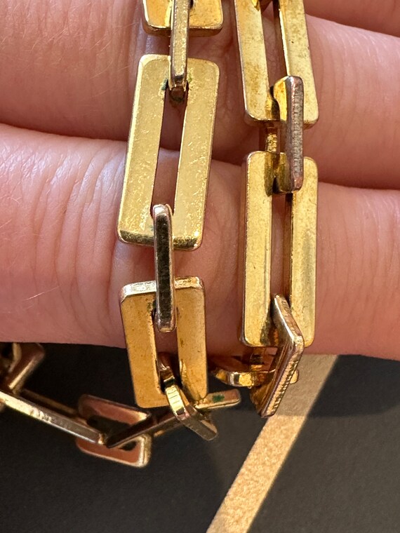 vintage Ciro rectangular box link chain necklace … - image 8