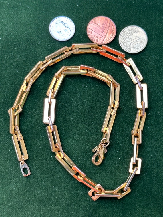 vintage Ciro rectangular box link chain necklace … - image 1