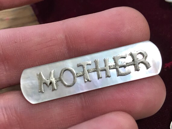 Antique Victorian Gold filled mothers brooch Mother's Day gift