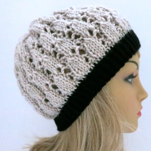 Hat Knitting Pattern, Winter Hat, Beanie, Tam