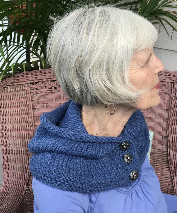 Hat and Double Cowl Knitting Pattern 