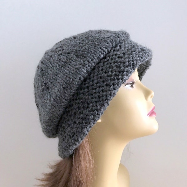 Hat Knitting Pattern, Cloche Pattern, Vintage Cloche