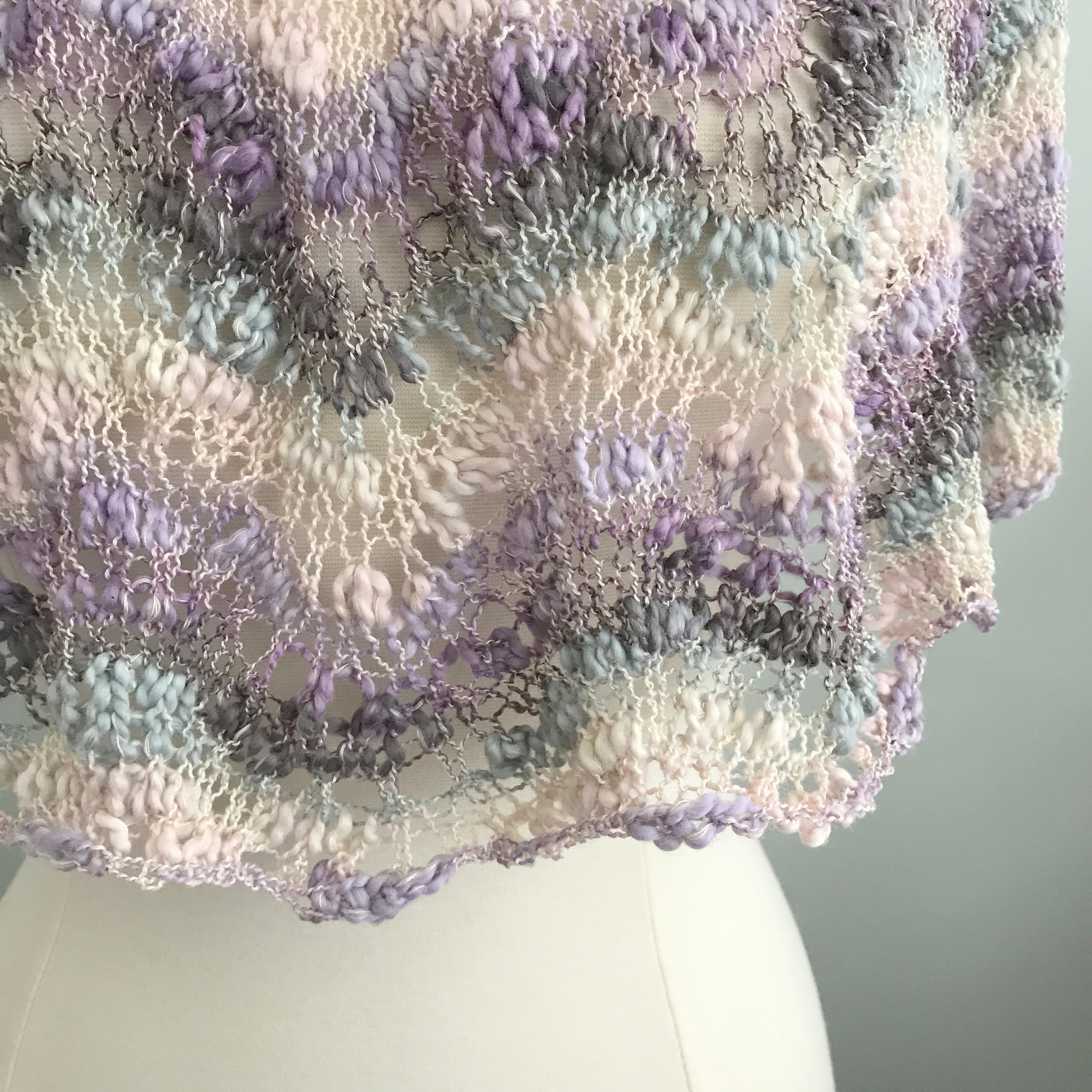 Summer Caplet Knitting Pattern, Opium Palette, Luxurious Caplet ...