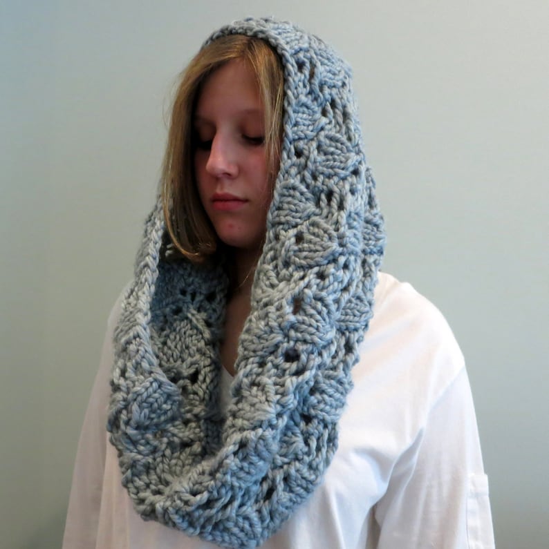 Knitting Pattern, Cowl, Infinity Scarf, Super Bulky Yarn, Chunky Cowl ...