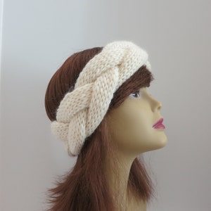 Headband Knitting Pattern, Braided Headband, Ear Warmer Knitting Pattern