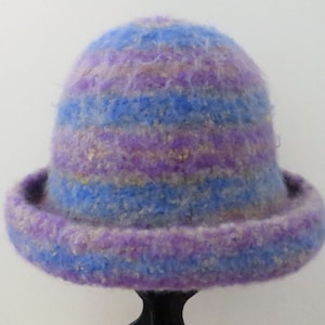 Felted Hat Pattern #202 Felted Bowler, Felt Hat, Knitting Pattern, Felting Pattern, Winter Hat, Bowler