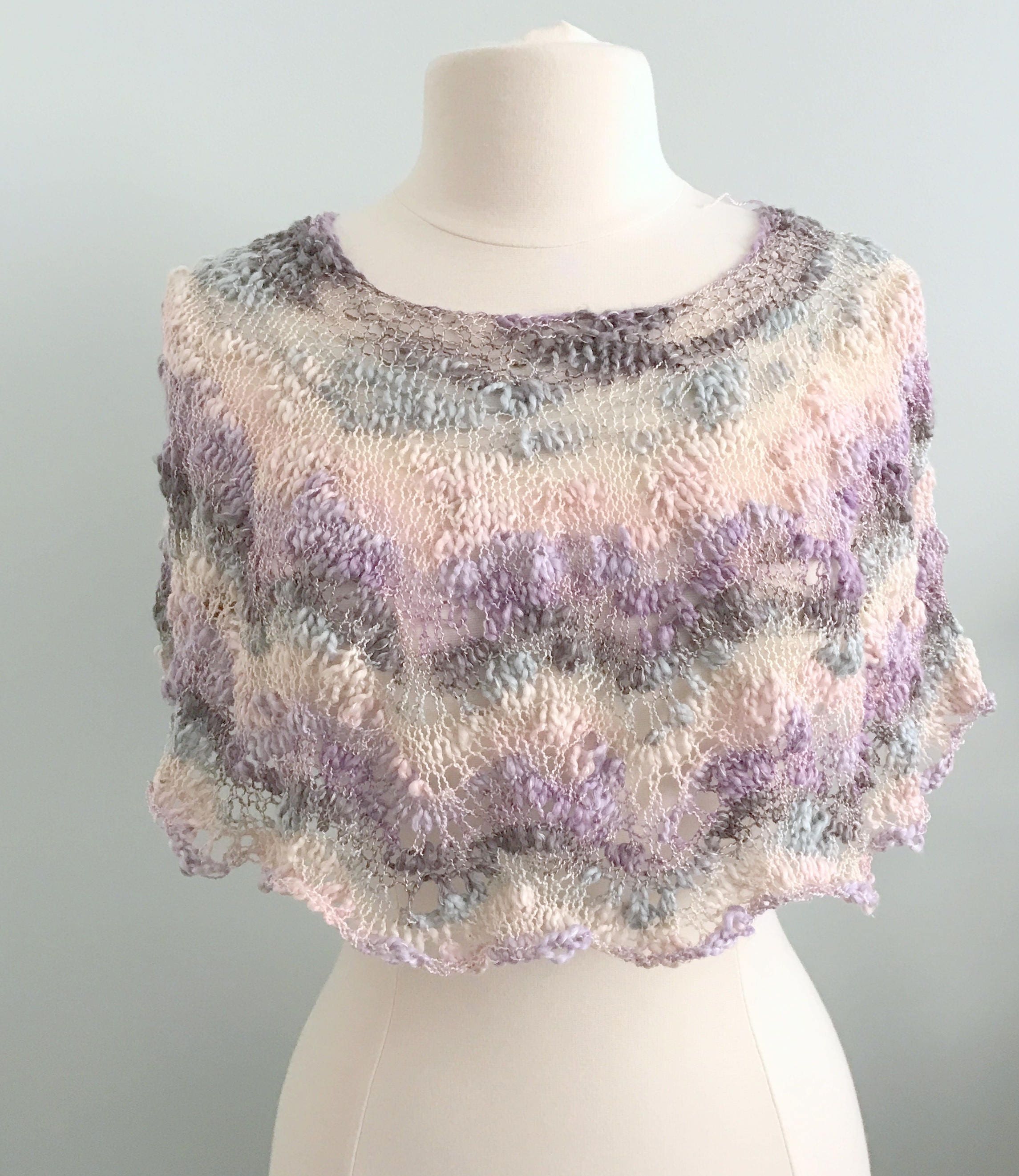 Summer Caplet Knitting Pattern, Opium Palette, Luxurious Caplet ...