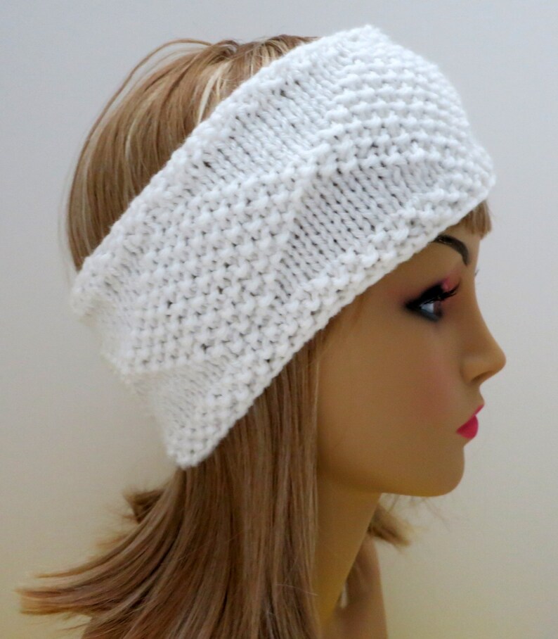 PDF 129 Pattern Headband Knit Diamonds Knitting Pattern PDF afbeelding 3