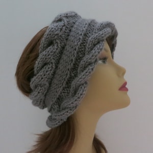 PDF 155  Knitting Hat Pattern, Arabella Hat and Headband Cables with a Southern Flair, Tam, Beret, Brimmed Hat, Bucket Hat, Cloche