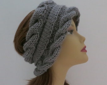 PDF 155  Knitting Hat Pattern, Arabella Hat and Headband Cables with a Southern Flair, Tam, Beret, Brimmed Hat, Bucket Hat, Cloche