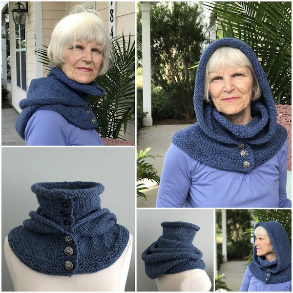 Hooded Cowl Pattern - Etsy