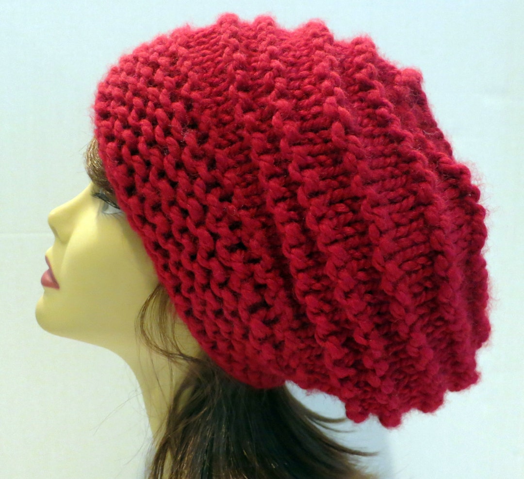 PDF 144 Pattern Knit Hat Knitting Chunky Women Hat Slouchy Hat Slouch ...
