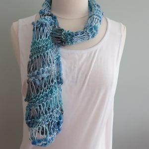 Pattern 147 PDF Knitting Pattern No. 2 for Bamboo Bloom Yarn Scarf