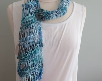 Pattern 147 PDF Knitting Pattern No. 2 for Bamboo Bloom Yarn Scarf