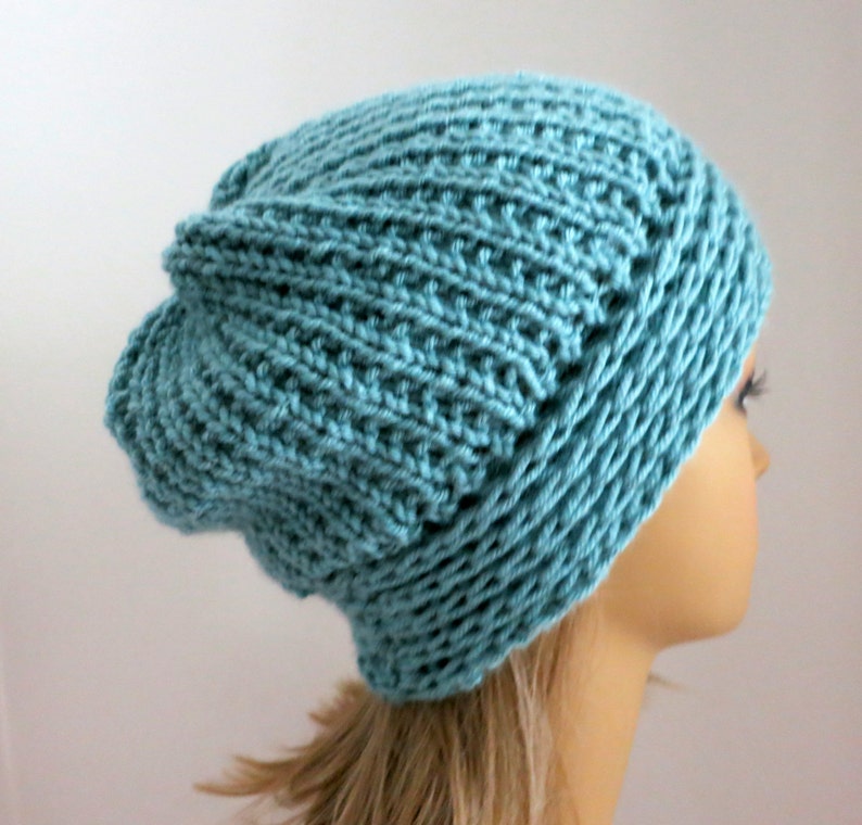 PDF 114 Knitting Pattern Hanna Hat Beanie Slouch Hat | Etsy