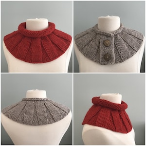 Knitting Pattern Downton Shoulder Cape Warmer