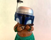 Chubby Jengo Fett Hula (dashboard hula) (7.5 quot height)